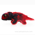 Plush crocodile chameleon molar dog toy with sound